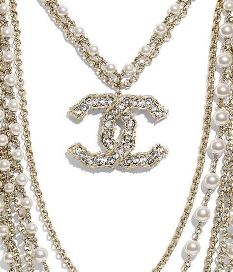 collana lunga perle chanel|Collane .